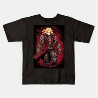 fullmetal alchemist brotherhood- edward elric action figure Kids T-Shirt